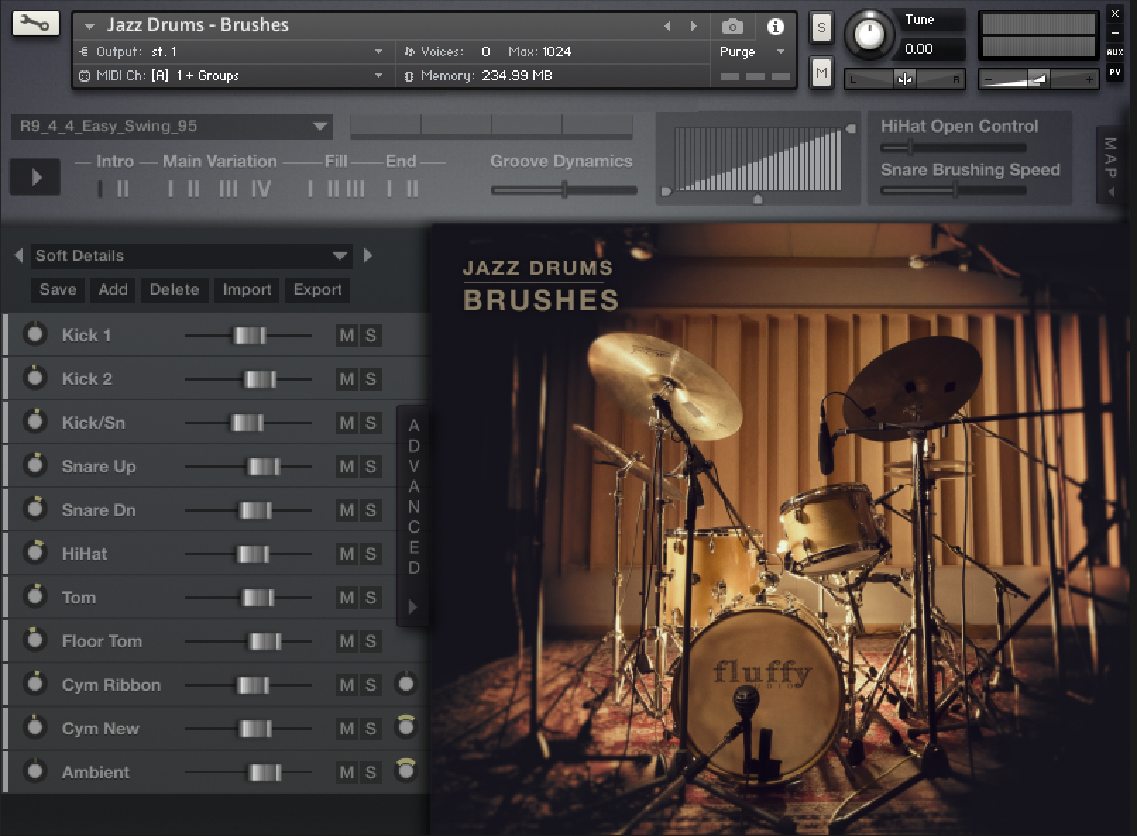 Jazz Drums - Brushes