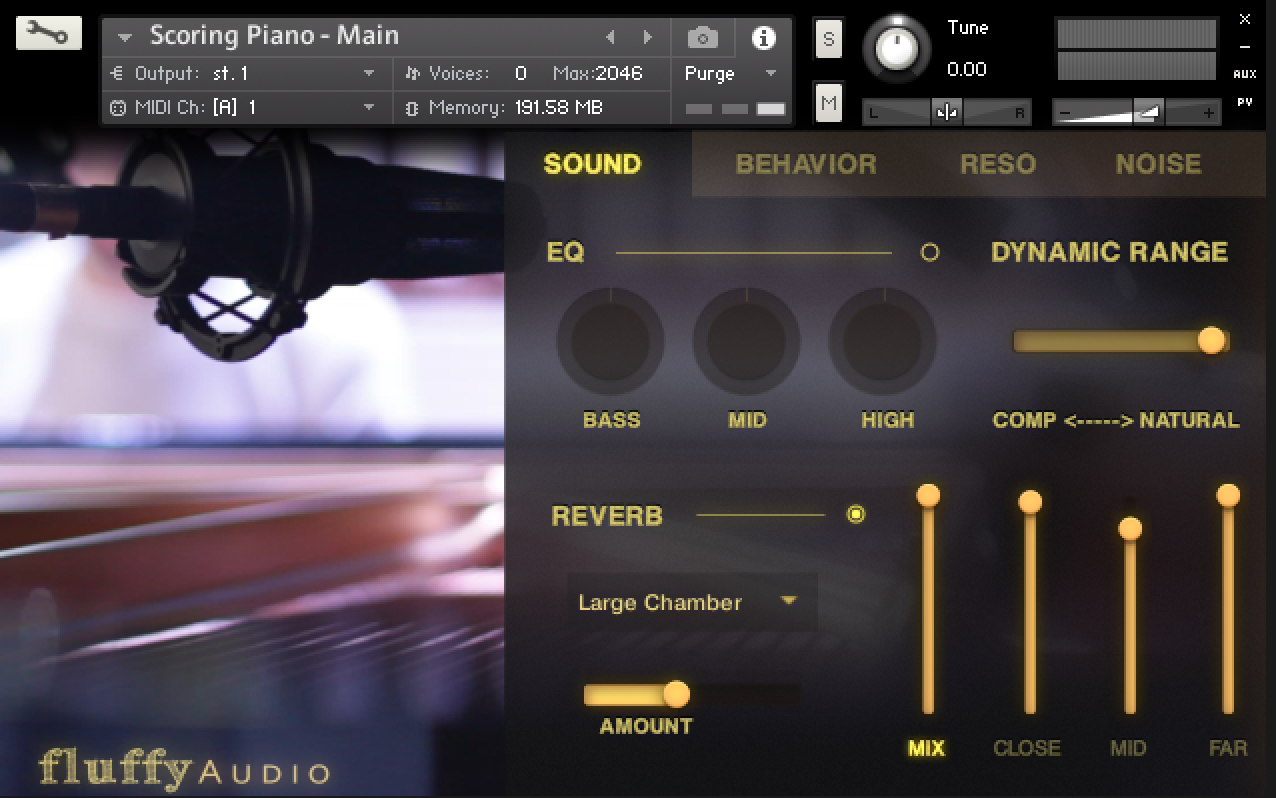 Scoring Piano
