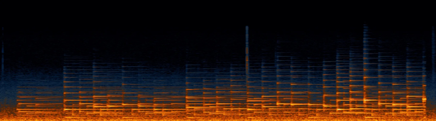 Quiet the room. Keep the piano. Before processing spectrogram
