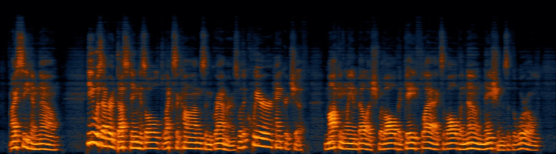 Take the room out of the voice. Before processing spectrogram