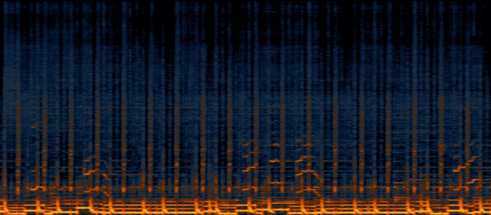 Bring back the missing highs. After processing spectrogram