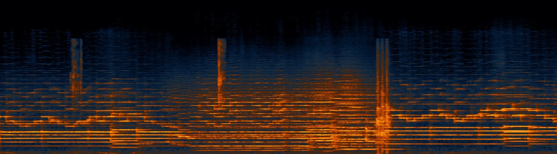 Remove the interruption. Before processing spectrogram